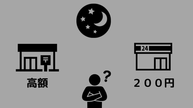 夜間や土日に収入印紙購入する場合はコンビニか郵便局