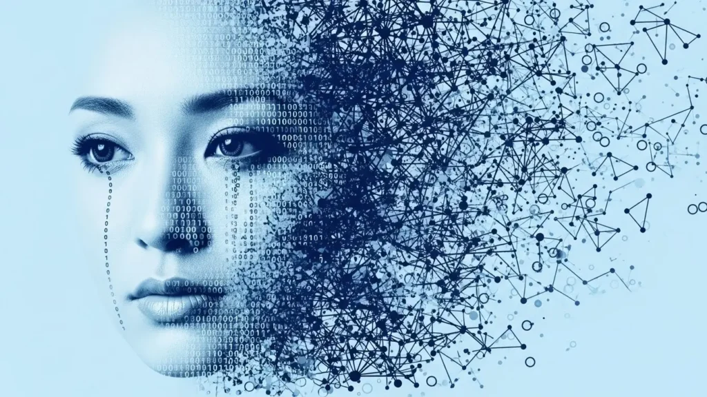 ネット上に拡散されるデジタルタトゥーの恐怖と個人情報のイメージ