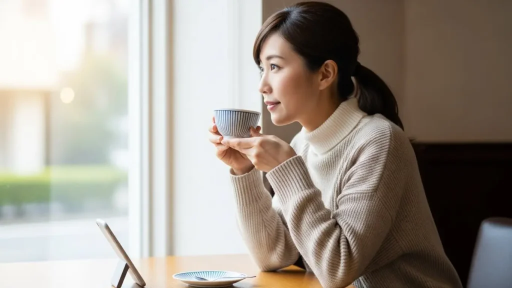 特定のパパからの連絡頻度を減らし、徐々にフェードアウトしようとしている女性の様子