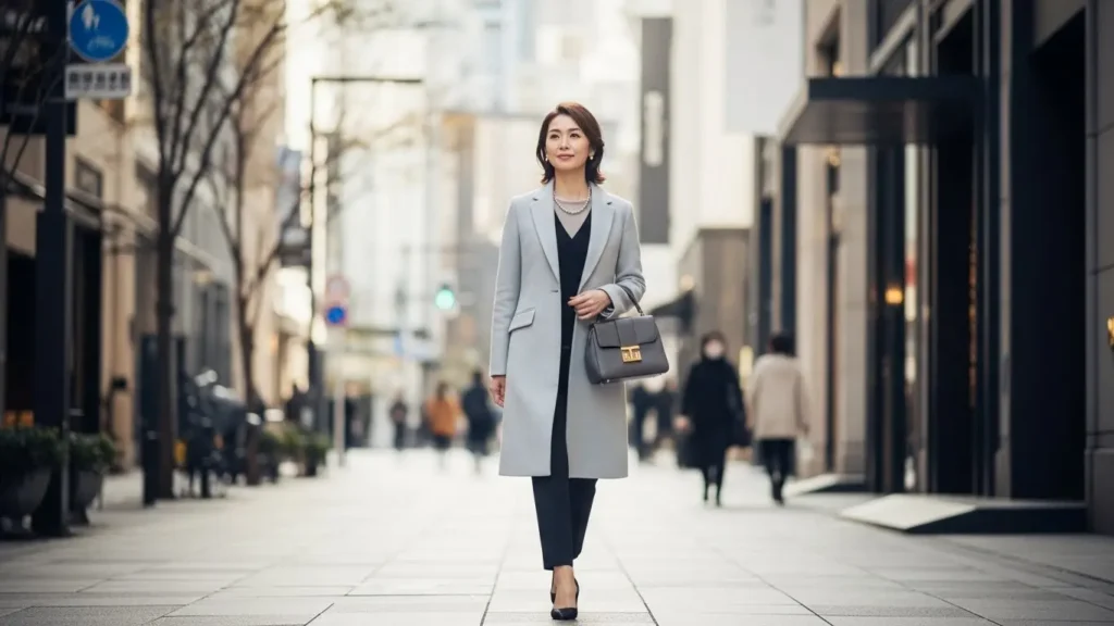 銀座などの高級街を歩く洗練された身なりのパパ活をしている女性の特徴的な外見