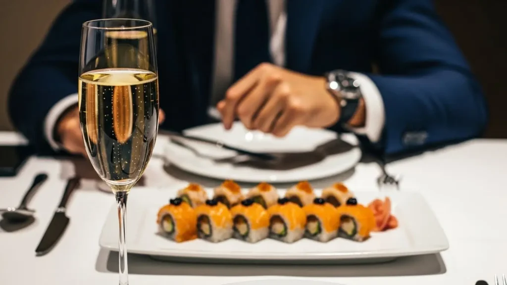 男性の一部や高級腕時計をあえて写り込ませたパパ活女子特有のインスタ匂わせ投稿