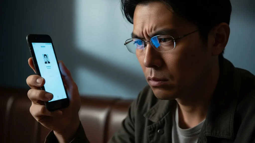 マッチングアプリのプロフィール写真や地雷女性を慎重に見極める男性